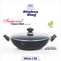 Kitchen King | Kadahi Imperial Classic Wok (Glass Lid) | 36cm / 14"